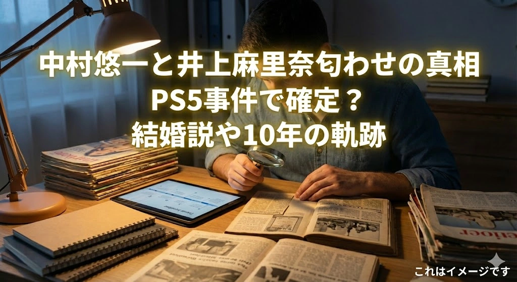 中村悠一と井上麻里奈匂わせの真実は？PS5事件や結婚説など10年分の噂を調べてみたアイキャッチ