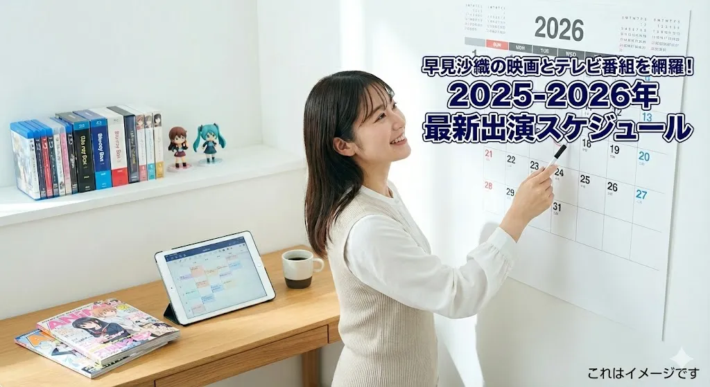 早見沙織の映画やテレビ番組はいつ放送？2026年の新作アニメから名作まで出演予定まとめアイキャッチ