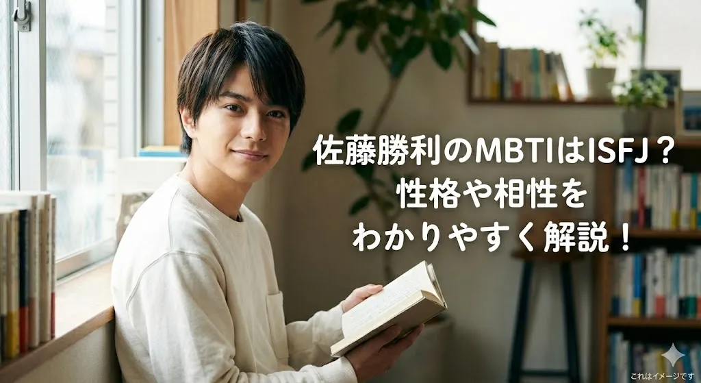 佐藤勝利のMBTIはISFJ？性格の理由やタイプロ候補生との相性を3分で解説アイキャッチ